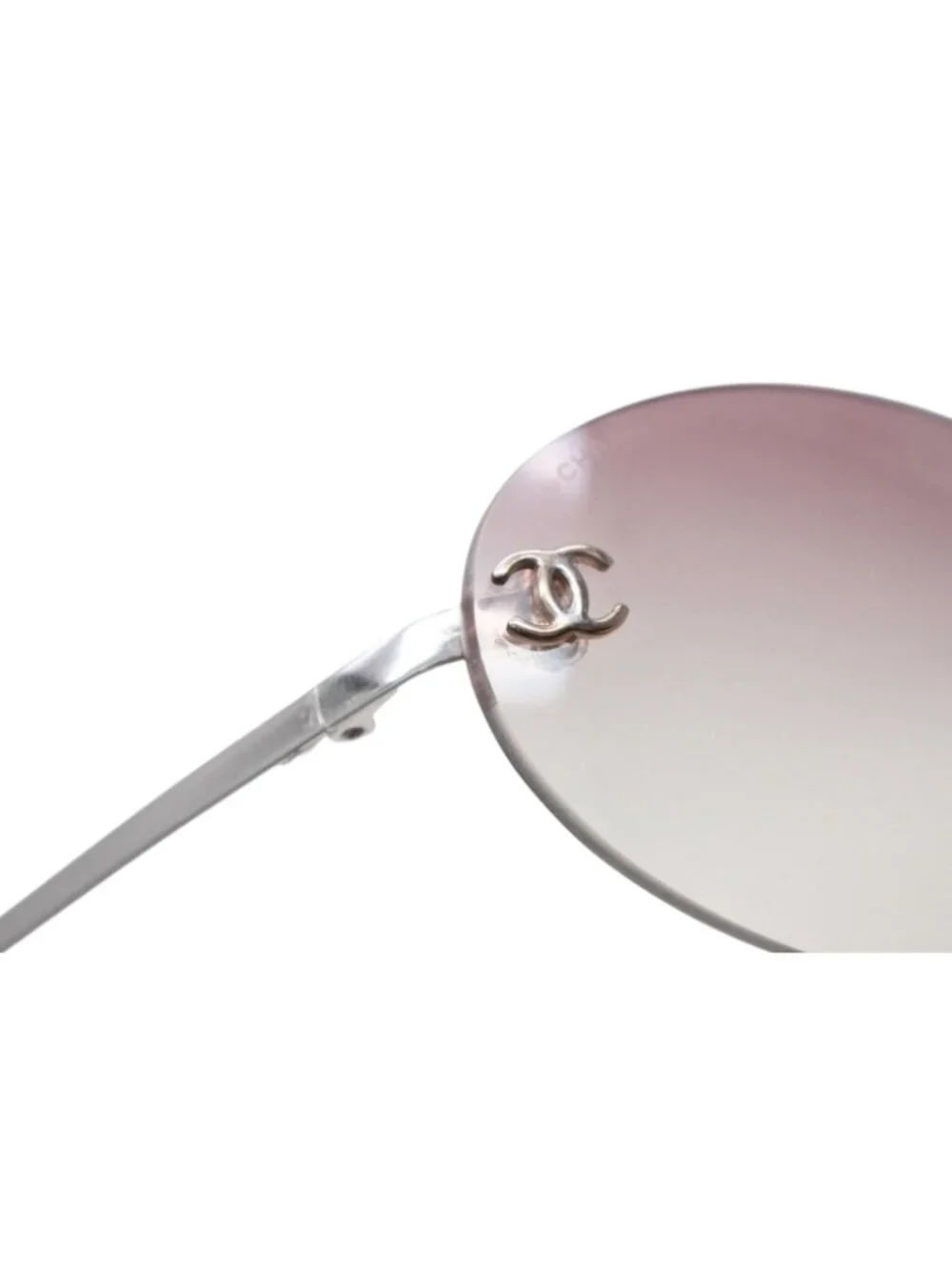 Chanel CC Logo Sunglasses Pink Acetate Eyewear
